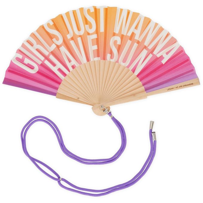 LEGAMI FOLDING PAPER FAN SUNSET (#FFAN0004)