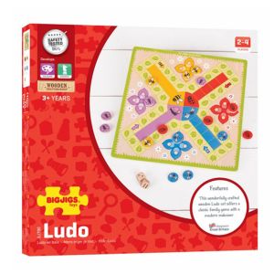 Ξύλινο Παιχνίδι Γκρινιάρης-Ludo Big Jigs Toys BJ790