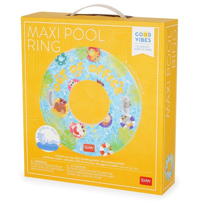 LEGAMI INFLATABLE MAXI POOL RING OUT OF OFFICE (#SWIM0019)