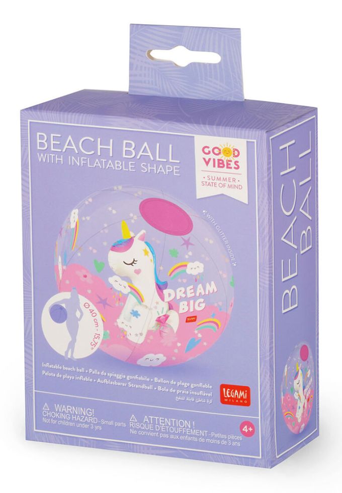 LEGAMI BEACH BALL 40 cm UNICORN (#BBS0003)