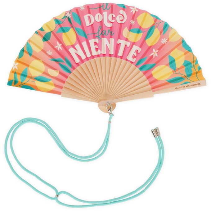 LEGAMI FOLDING PAPER FAN DOLCE FAR NIENTE (#FFAN0006)