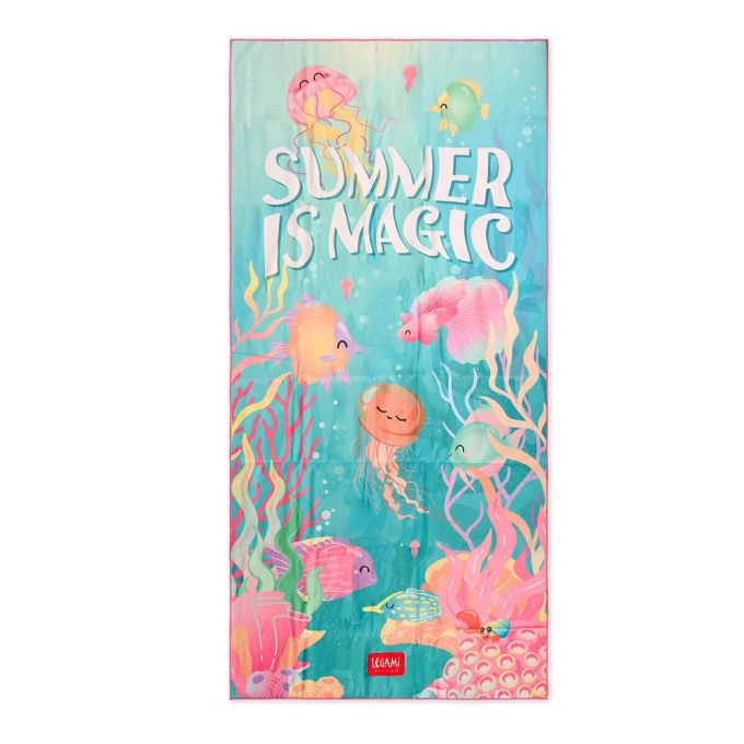 LEGAMI BEACH TOWEL 85X180 cm SUMMER IS MAGIC (#BT0039)