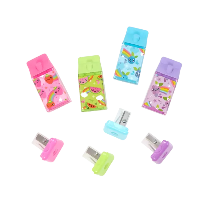 Αρωματική Γόμα και Ξύστρα μαζί Juicy Box Scented Erasers + Sharpeners Ooly 112-108