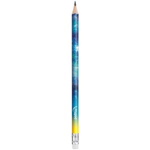 Μολύβι με Γόμα Cosmic Maped Γαλάζιο 851812G