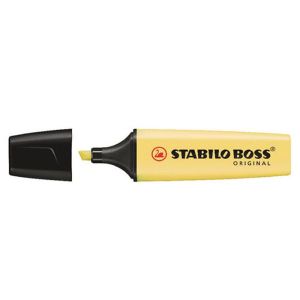 Μαρκαδόρος Υπογράμμισης Stabilo Boss Pastel Κίτρινο