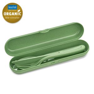 ΣΕΤ ΜΑΧΑΙΡΟΠΗΡΟΥΝΑ ΣΕ ΘΗΚΗ KOZIOL CUTLERY CASE + CUTLERY SET KLIKK READY - NATURE LEAF GREEN 7070703