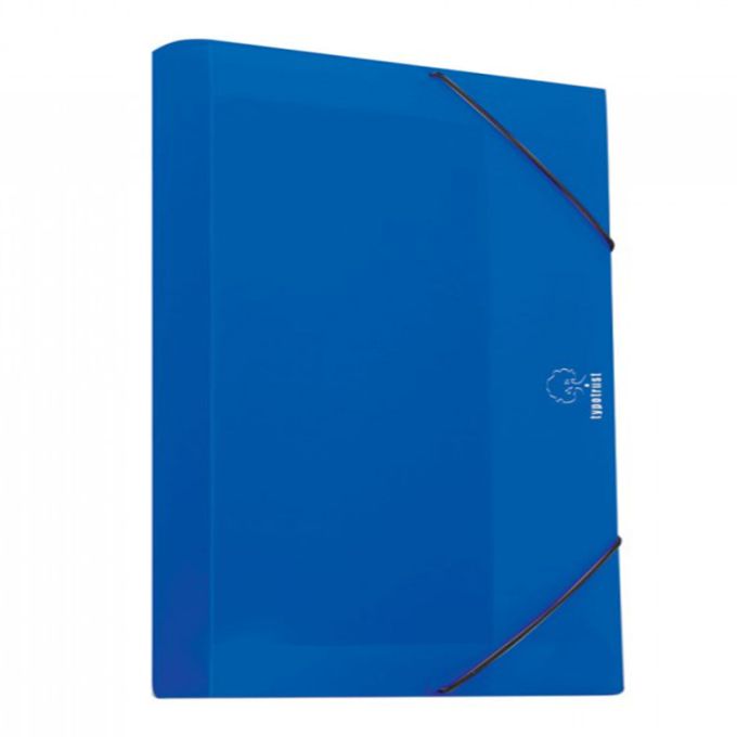 Κουτί λάστιχο Α4 με ράχη 5cm 25Χ35 Μπλε Typotrust 35005-03