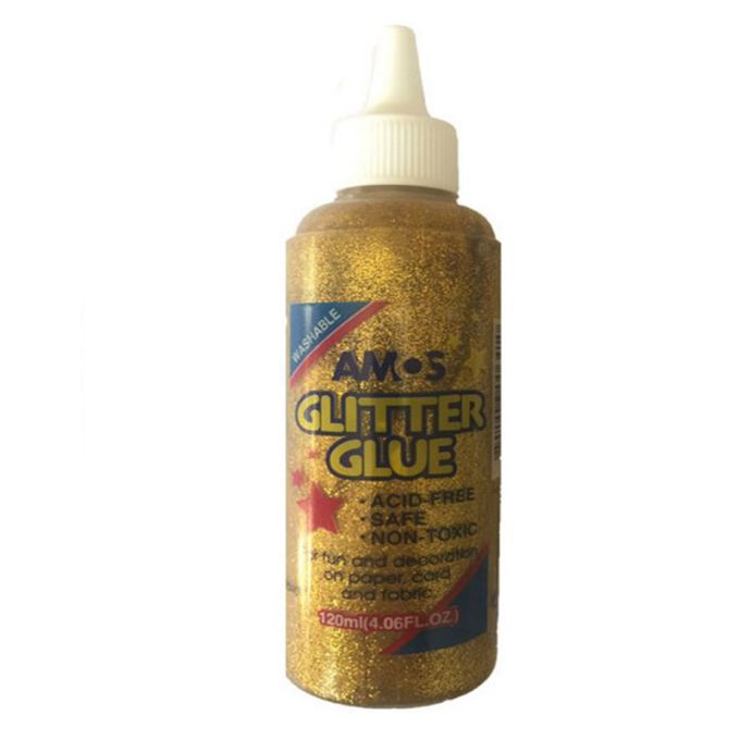 Glitter-Κόλλα Χρυσό 120ml Amos