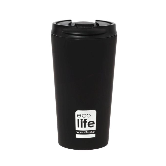 Ποτήρι-Θερμός για Καφέ EcoLife Black matte 370ml 33-BO-4015