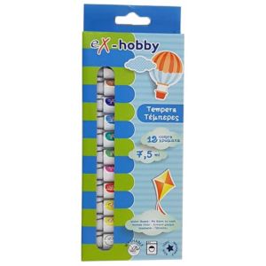 Τέμπερες Ex-Hobby 7,5ml 12 Χρώματα 089402409