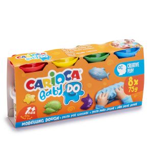 Πλαστοζυμαράκια Carioca Baby 1+ Σετ 8τεμ Χ 75gr 43180
