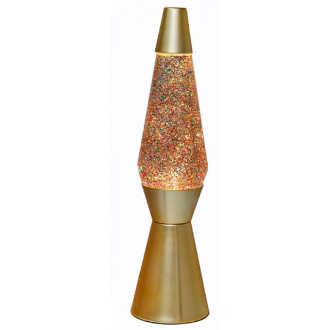 Λάμπα με Ρεύμα Total Gift XL1770 Lava Gold Glitter 40cm 139177000