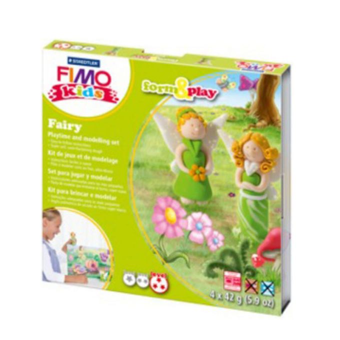 Πηλός Που Ψήνεται Fimo-Kids Fairy Staedtler Set 4x42gr 8034-04