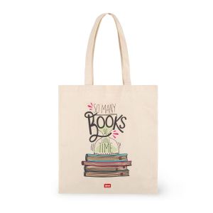 Τσάντα για ψώνια 38,5x42 Legami Cotton Shopping bag Constellations - So Many Books CBAG0006