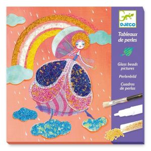 Djeco Κολάζ με γυάλινες χάντρες Νεράιδες  09409