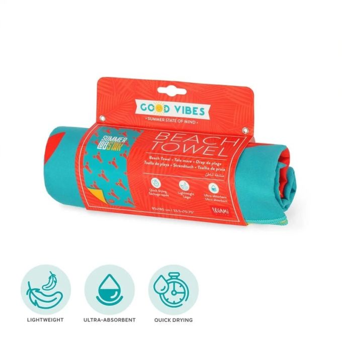 Legami Legami Πετσέτα Θαλάσσης Lobster 85x180εκ 53581019