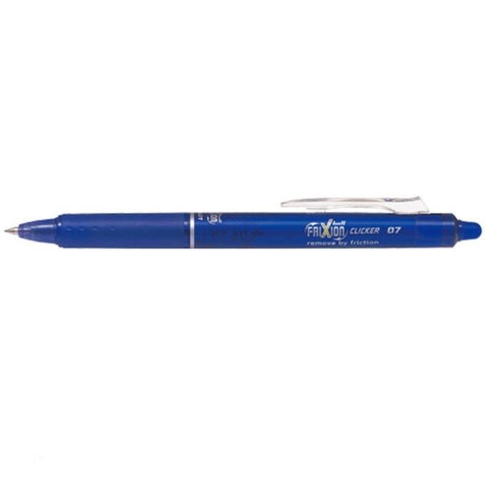 Στυλό με Γόμα Pilot Frixion Clicker 0.7mm Μπλε BLRT-FR7L
