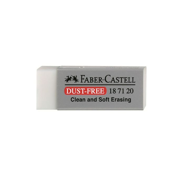 Γόμα Faber Castell Dust Free λευκή Μικρή 187130