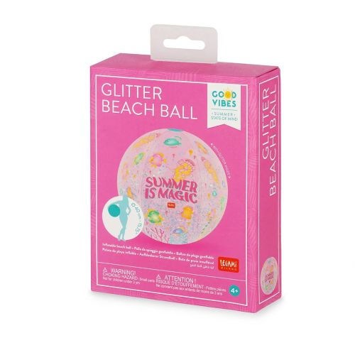 LEGAMI BEACH BALL 40 cm GLITTER SUMMER IS MAGIC (#BB0013)