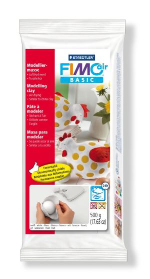 ΠΗΛΟΣ STAEDTLER 500gr FIMO BASIC 8100-0 ΛΕΥΚΟΣ