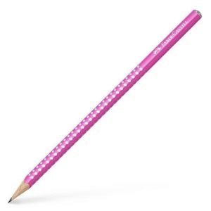 Μολύβι Faber Castell Sparkle Ροζ Νέο 118212