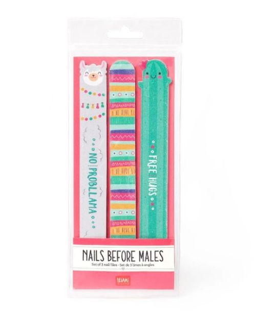 Legami Milano Nail Files Set/Σετ 3 Λίμες Νυχιών ''No Probllama''