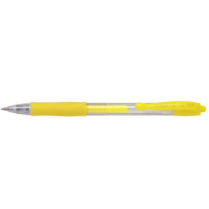 Στυλό Pilot Gel G-2 0.7mm Νέον Κίτρινο BL-G2-7NY