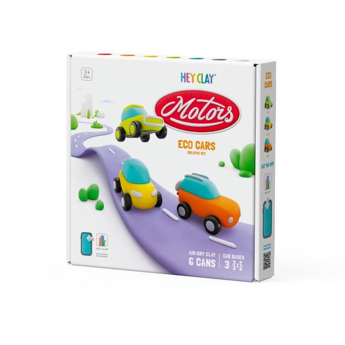 Δημιουργικό παιχνίδι με πηλό!  Claymates Eco Cars Set 60901