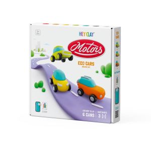 Δημιουργικό παιχνίδι με πηλό!  Claymates Eco Cars Set 60901