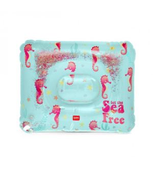 ΦΟΥΣΚΩΤΟ ΜΑΞΙΛΑΡΙ ΘΑΛΑΣΣΗΣ LEGAMI INFLATABLE PILLOW - SEAHORSE (ΙΠΠΟΚΑΜΠΟΣ) 45x36cm IP0007