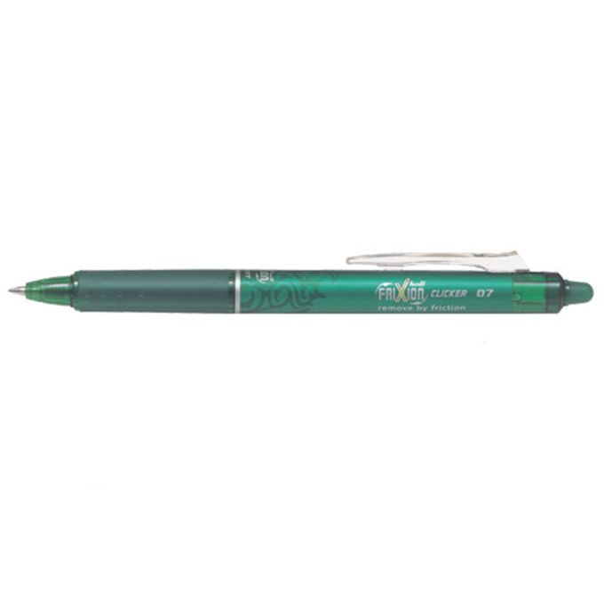 Στυλό με Γόμα Pilot Frixion Clicker 0.7mm Πράσινο BLRT-FR7G