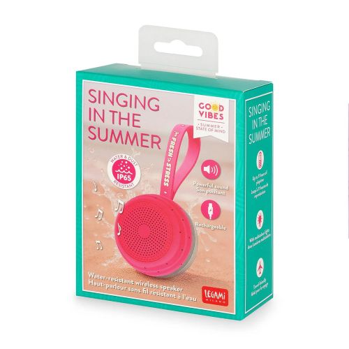 LEGAMI SINGING IN THE SUMMER WATER-RESISTANT WIRELESS SPEAKER WATERMELON (#WSP0001)