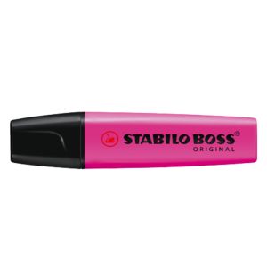 Μαρκαδόρος Υπογράμμισης Stabilo Boss Original Φούξια STB005