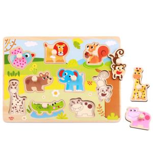 Ξύλινα Σφηνώματα Ζούγκλα Tooky Toy TY857
