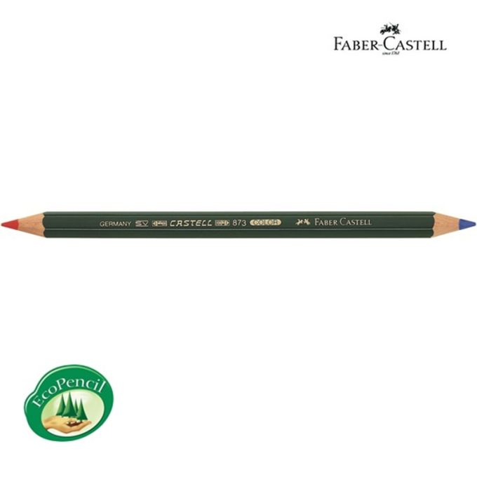 Ξυλομπογιά  Jumbo με διπλή μύτη κόκκινο/μπλε Faber Castell 119188