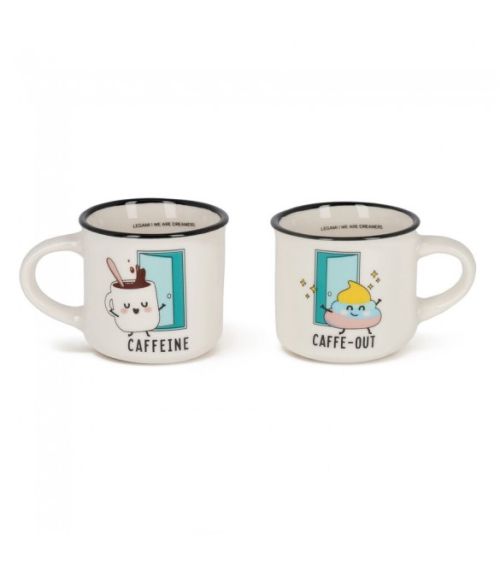 ΣΕΤ ΜΕ 2 ΚΟΥΠΕΣ ESPRESSO LEGAMI ESPRESSO FOR TWO - COFFEE MUGS - POO MM0019