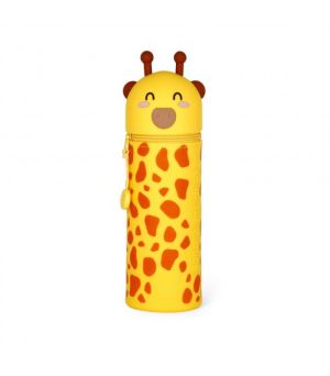 ΚΑΣΕΤΙΝΑ - ΜΟΛΥΒΟΘΗΚΗ LEGAMI SOFT SILICON PENCIL CASE 2 IN 1 KAWAII - GIRAFFE (ΚΑΜΗΛΟΠΑΡΔΑΛΗ) KA0017