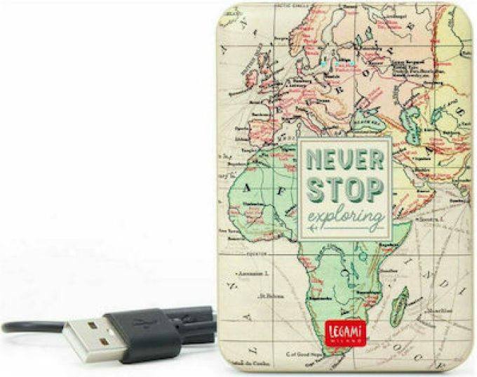 Legami Milano My Super Power 5000mAh με 2 Θύρες USB-A Travel  POW0014