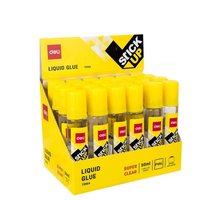 Κόλλα Υγρή Deli Stick Up Liquid με Σφουγγαράκι 50ml 7316