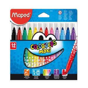 Μαρκαδόροι Χοντροί Colorpeps Maxi Maped 12 Χρώματα (846020)