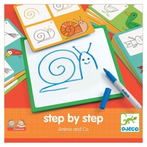 Djeco ζωγραφική βήμα-βήμα Ζωάκια  08319