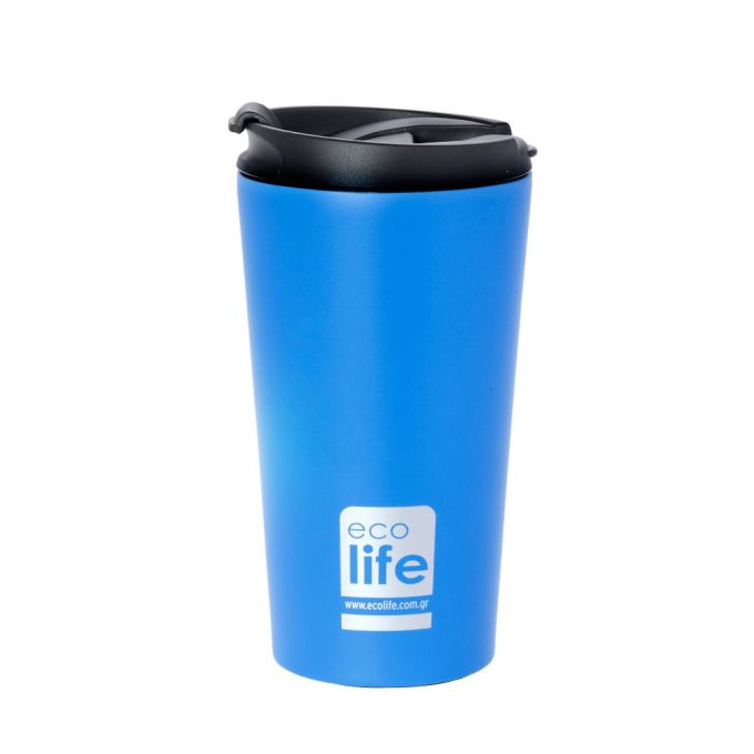 Ποτήρι-Θερμός για Καφέ EcoLife Sky blue matte 370ml 33-BO-4012