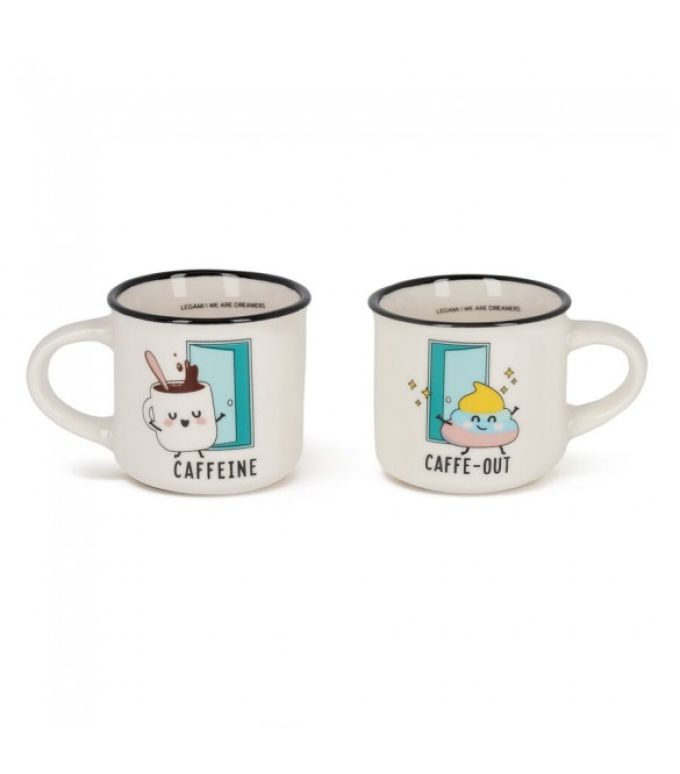 ΣΕΤ ΜΕ 2 ΚΟΥΠΕΣ ESPRESSO LEGAMI ESPRESSO FOR TWO - COFFEE MUGS - POO MM0019