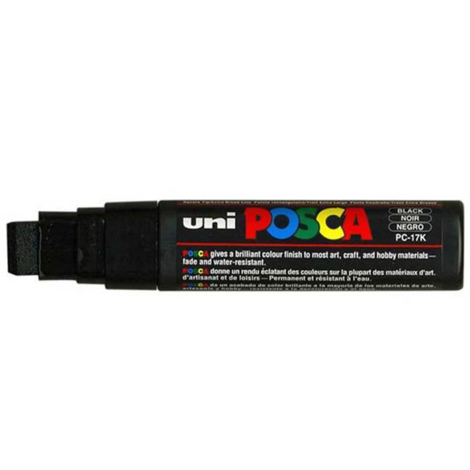 Μαρκαδόρος Posca Γίγας Μαύρος PC-17K