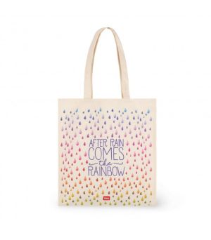 ΥΦΑΣΜΑΤΙΝΗ ΤΣΑΝΤΑ LEGAMI COTTON TOTE BAG - AFTER RAIN 38,5x42cm CBAG0001