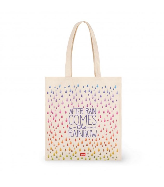 ΥΦΑΣΜΑΤΙΝΗ ΤΣΑΝΤΑ LEGAMI COTTON TOTE BAG - AFTER RAIN 38,5x42cm CBAG0001