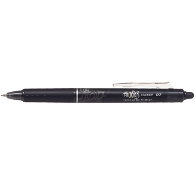 Στυλό με Γόμα Pilot Frixion Clicker 0.7mm Μαύρο BLRT-FR7B