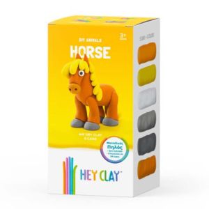 Δημιουργικό παιχνίδι με πηλό! Αλογάκι Hey Clay 50112