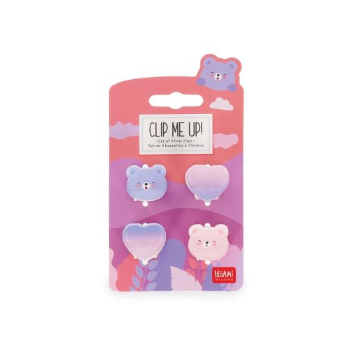 Legami Milano Παιδικά Κλιπ Μαλλιών/Hair Clips Set ''Clip Me Up Teddy''