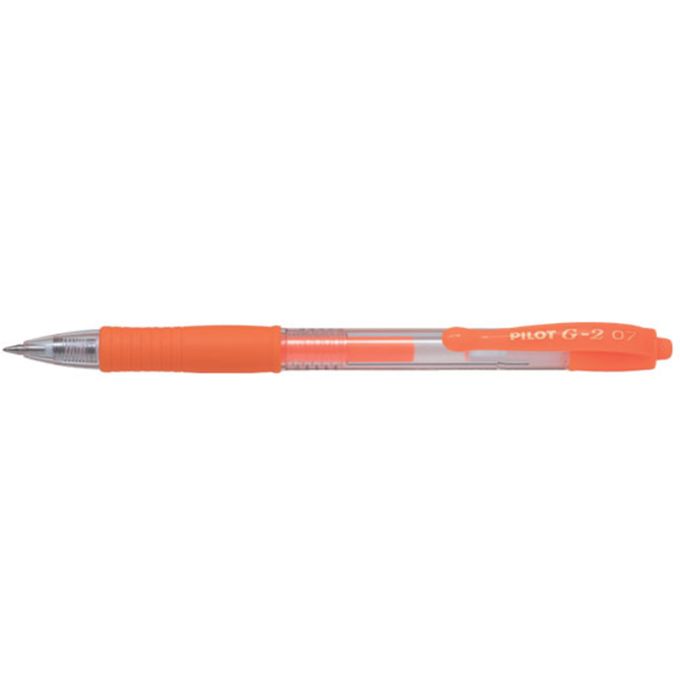 Στυλό Pilot Gel G-2 0.7mm Νέον Πορτοκαλί BL-G2-7NO